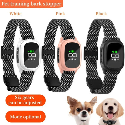 SELL OFF 20%. YHLC Automatic Anti Barking Dog Collar, Rechargeable Bark Stopper, Stop Barkin, Electric Training Collar for Dog