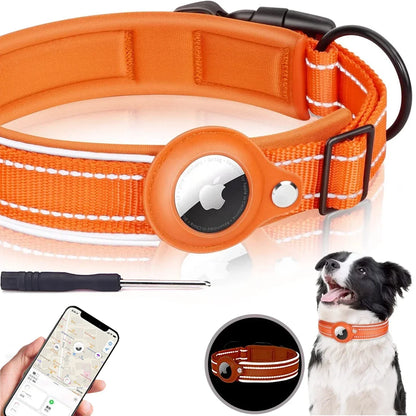 "Big Sell Off 28% & Free Ship". Apple Airtag anti-lost, latest location tracking, used to attach tracking devices, high-quality waterproof collar for dogs