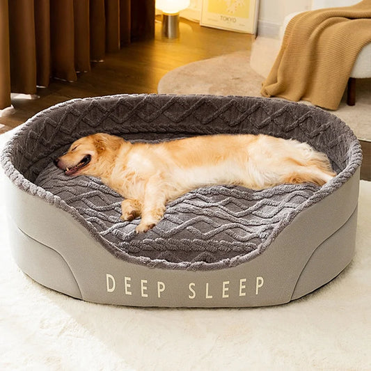 Large Dog Bed Padded Cushion for Small Big Dogs Sleeping Beds Pet Houses for Cats Super Soft Durable Mattress Removable Pet Mat