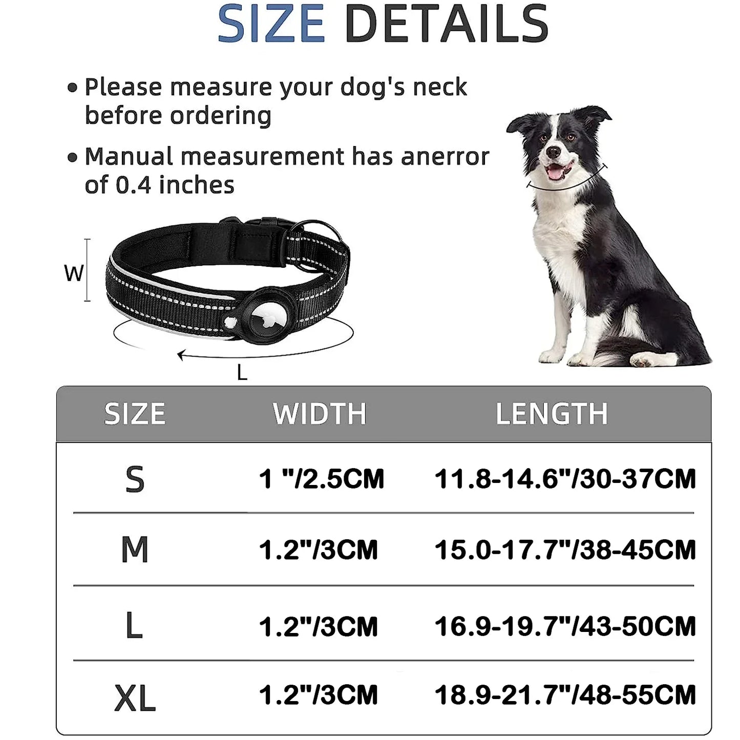 "Big Sell Off 28% & Free Ship". Apple Airtag anti-lost, latest location tracking, used to attach tracking devices, high-quality waterproof collar for dogs