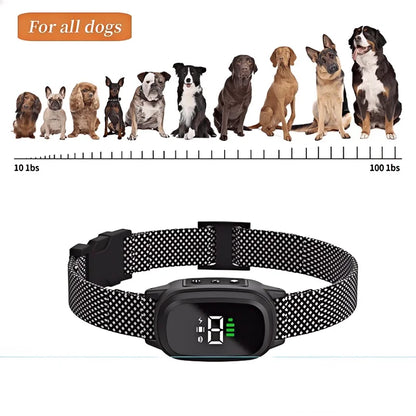 SELL OFF 20%. YHLC Automatic Anti Barking Dog Collar, Rechargeable Bark Stopper, Stop Barkin, Electric Training Collar for Dog