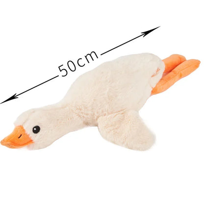 Quack Duck Dog Toy Durable The Mellowss Puppy Calming Pet Squeak Toys Soft Plush Yellow Stuffed Dog Chew Toy for Dogs Indoor