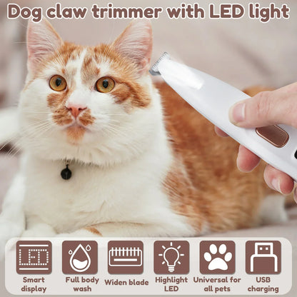 (New 2025) New Pet Groomer with LED Light, Fully Waterproof Pet Groomer with LED Display