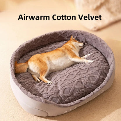 Large Dog Bed Padded Cushion for Small Big Dogs Sleeping Beds Pet Houses for Cats Super Soft Durable Mattress Removable Pet Mat