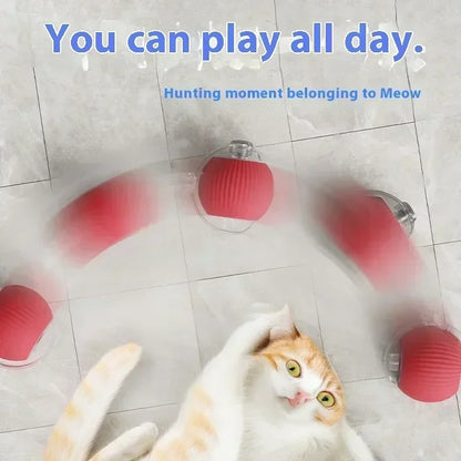 "BIG SELL OF 25% & Free ship" The fake mouse toy ball rolls automatically. Training dogs and cats to hunt mice. Smart charging